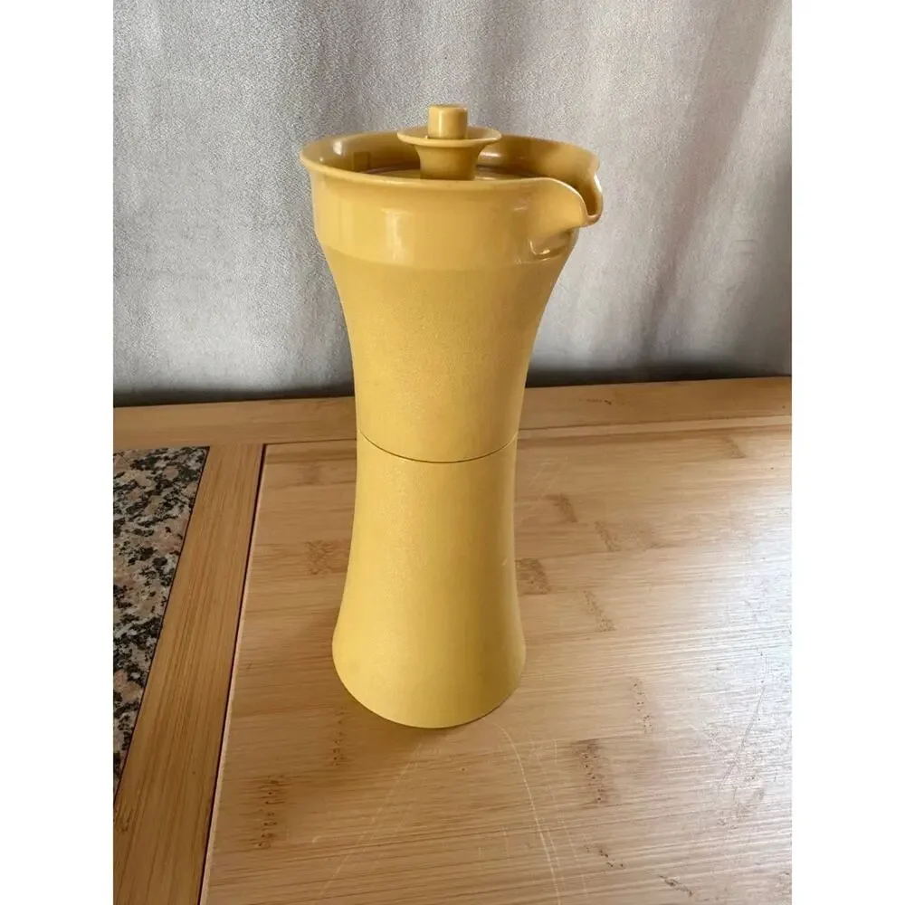 TUPPERWARE Vintage Oil and Vinegar Cruet Harvest Gold